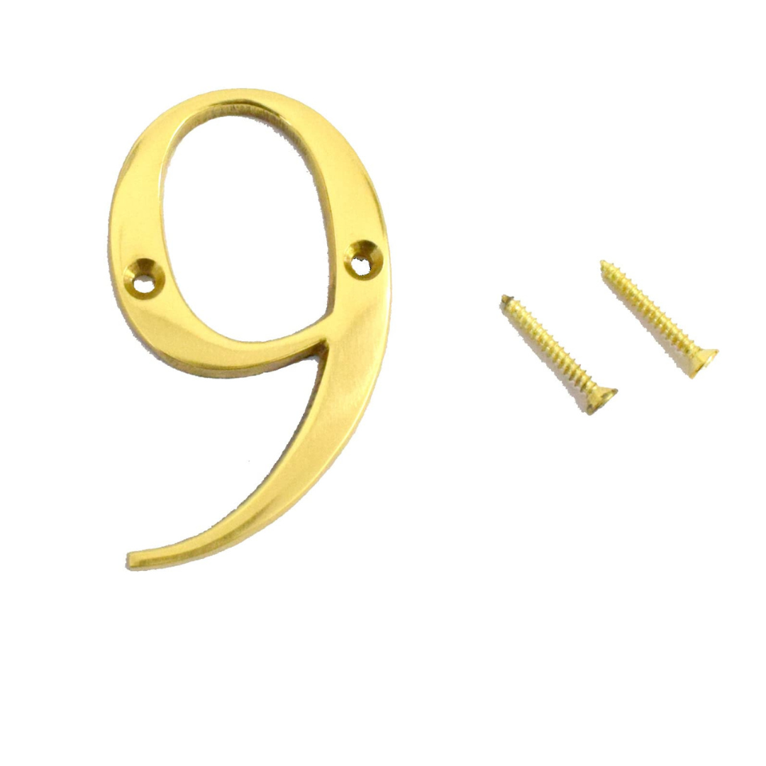 WIGANO 3 Inches House Door Number 9